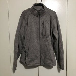 Avalanche Grey Fleece Jacket - Large